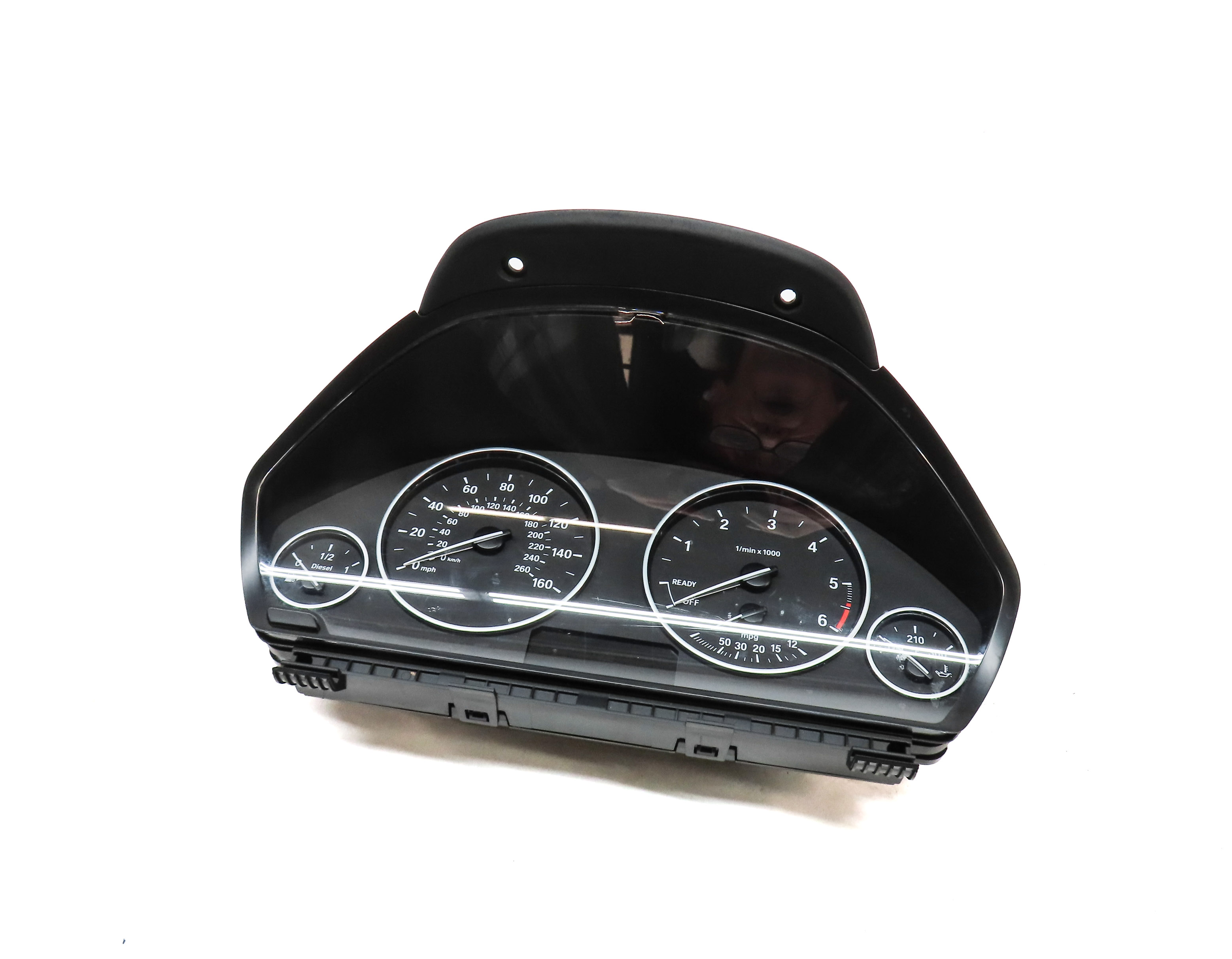 2014-2018 BMW 328i (F30) DIESEL SPEEDOMETER INSTRUMENT GAUGE CLUSTER (136k) — exact item pictured